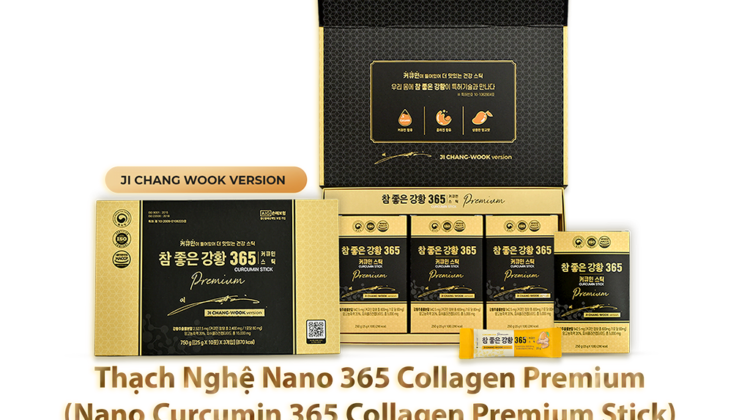 Thạch Nghệ Nano 365 Collagen Premium (Nano Curcumin 365 Collagen Premium Stick)