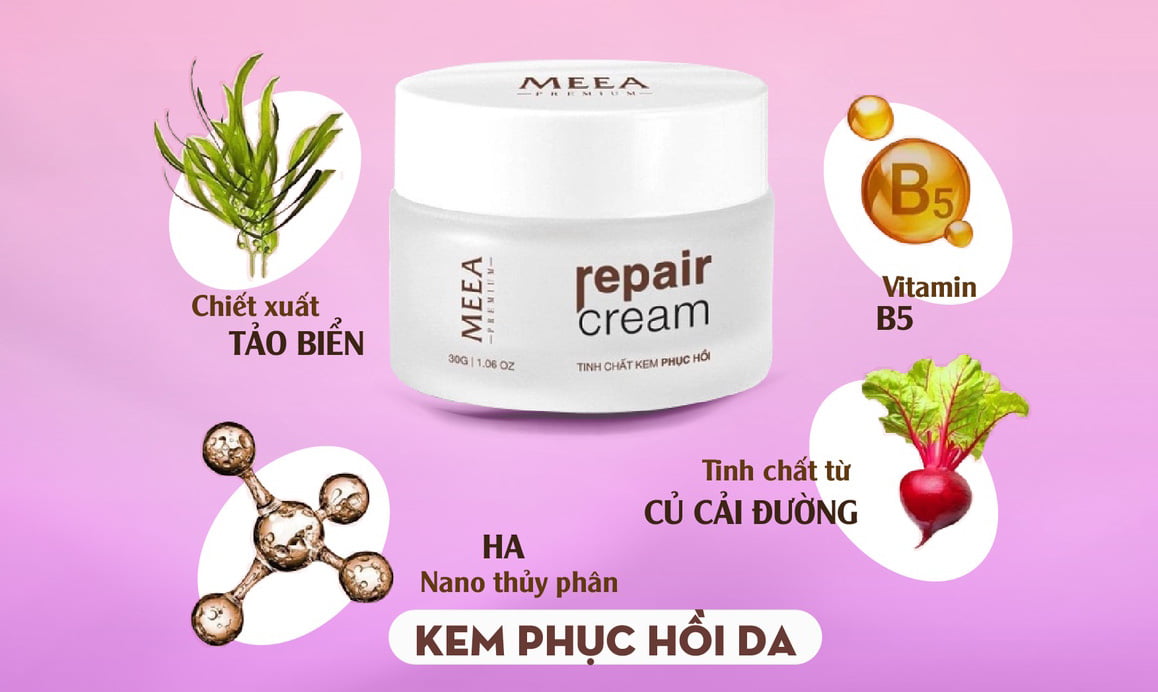 Kem phục hồi da HA Meea (Repair Cream)