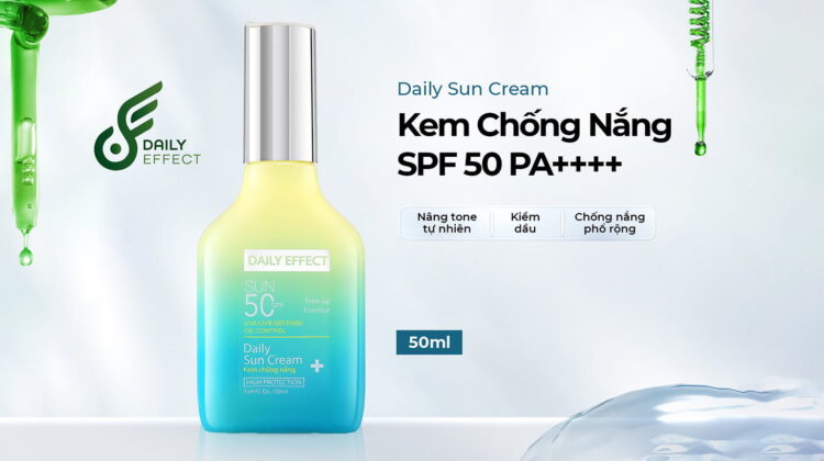 Kem Chống Nắng Daily Effect Daily Sun Cream SPF 50++