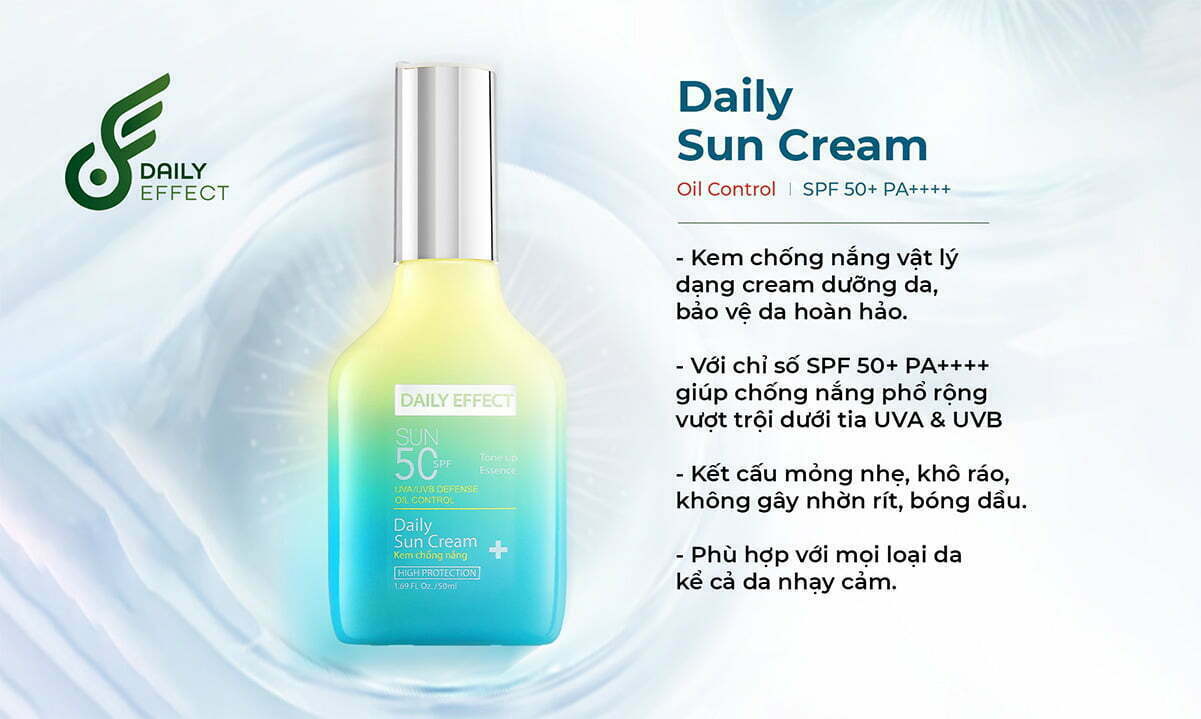 Kem Chống Nắng Daily Effect Daily Sun Cream SPF 50++